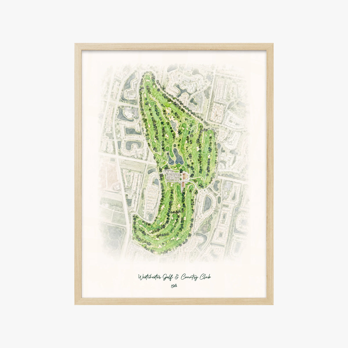 Westchester Golf & Country Club wood frame