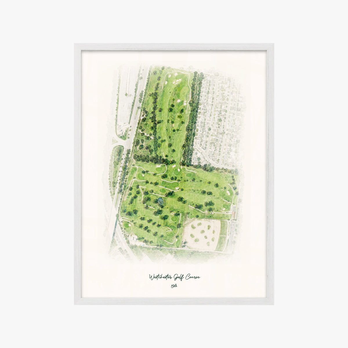 Westchester Golf Course white frame