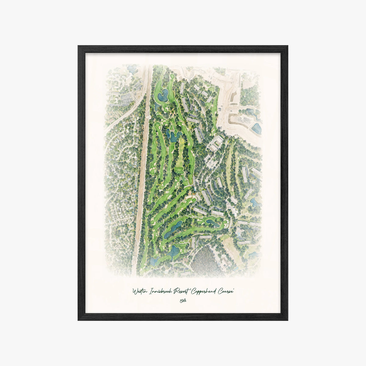 Westin Innisbrook Resort 'Copperhead Course' black frame