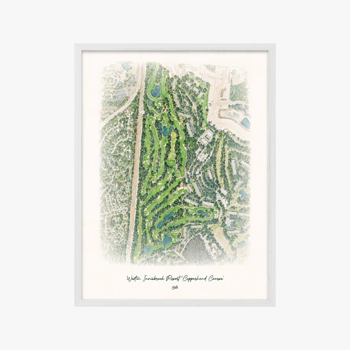 Westin Innisbrook Resort 'Copperhead Course' white frame