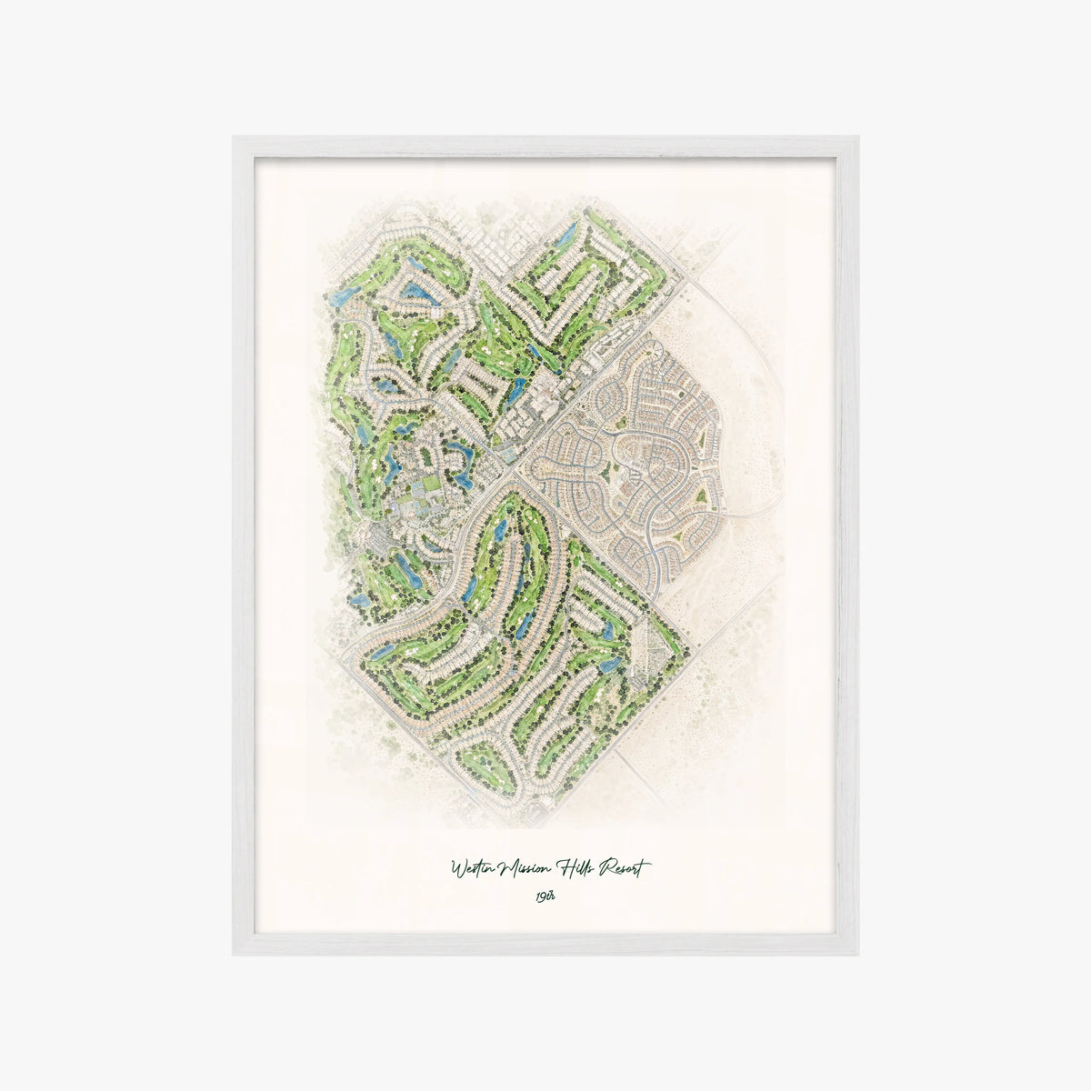 Westin Mission Hills Resort white frame