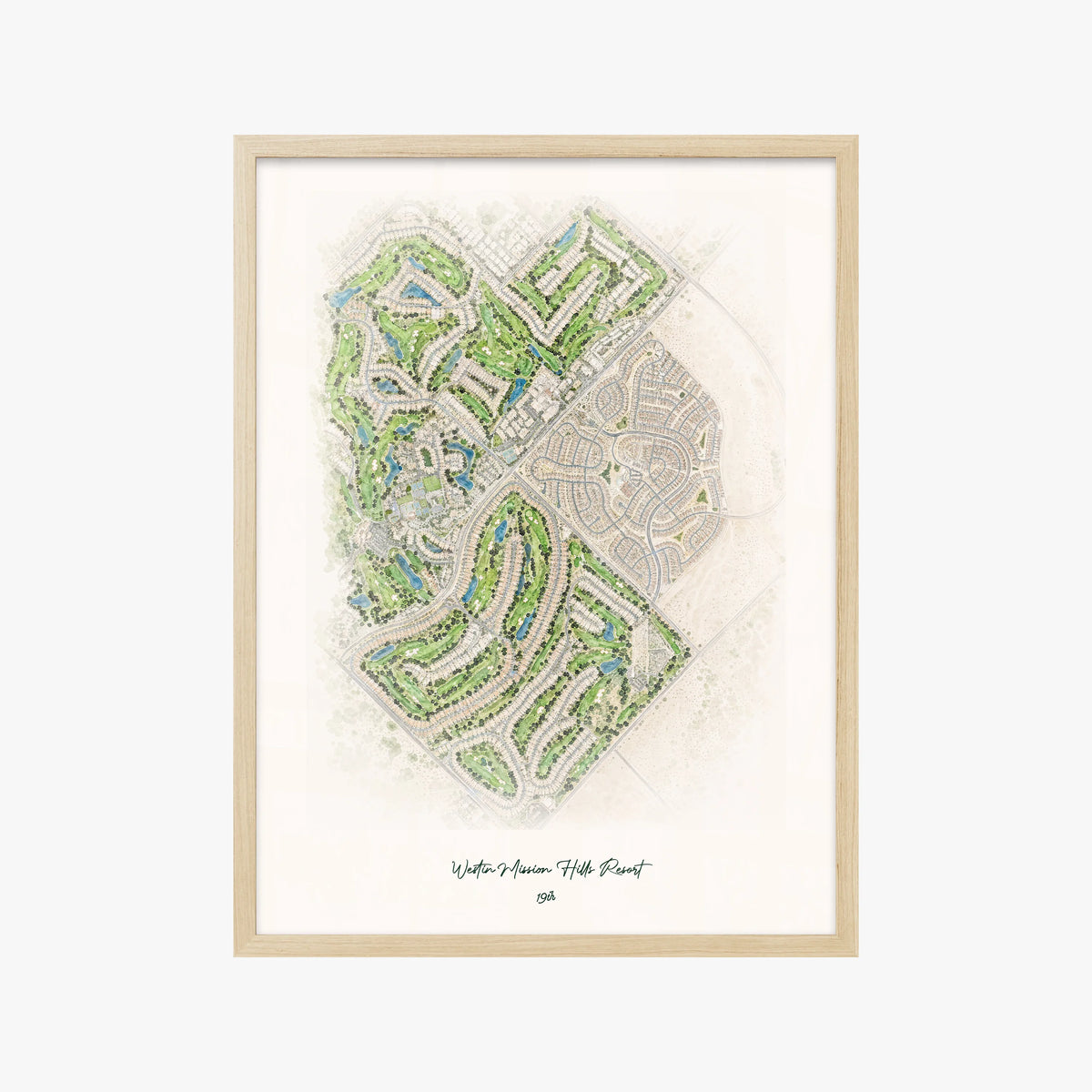 Westin Mission Hills Resort wood frame
