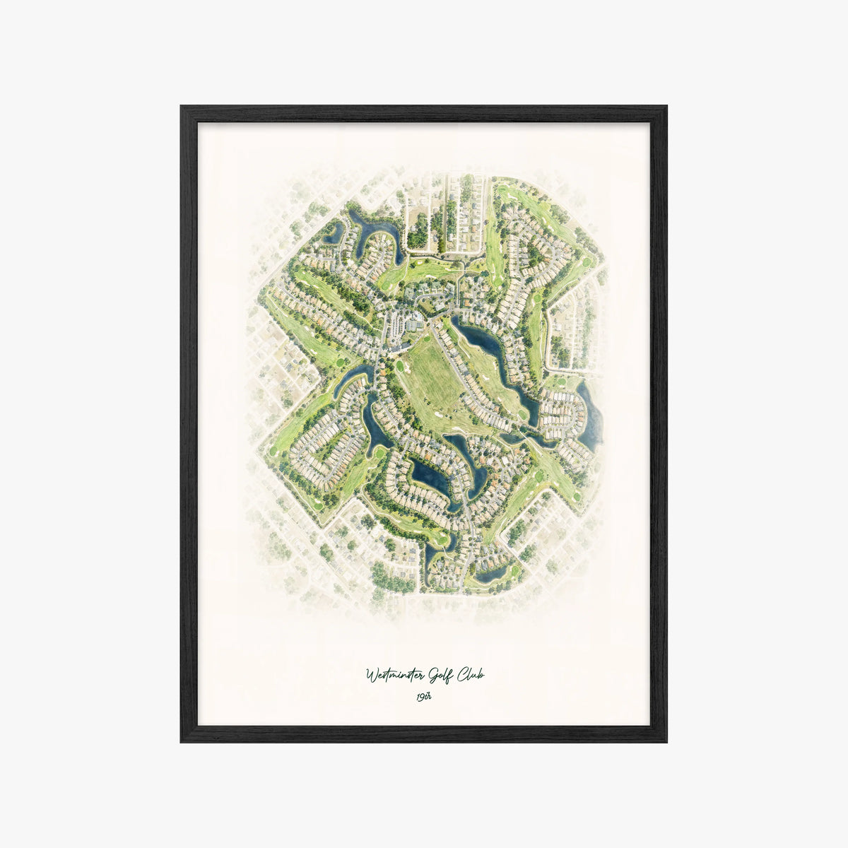 Westminster Golf Club black frame