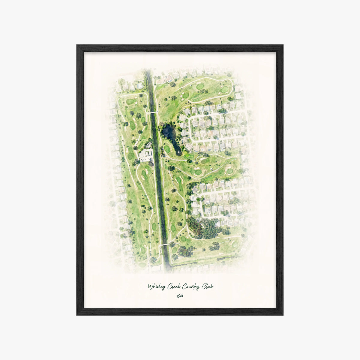 Whiskey Creek Country Club black frame