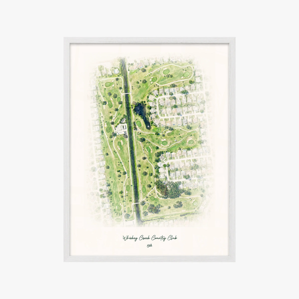 Whiskey Creek Country Club white frame