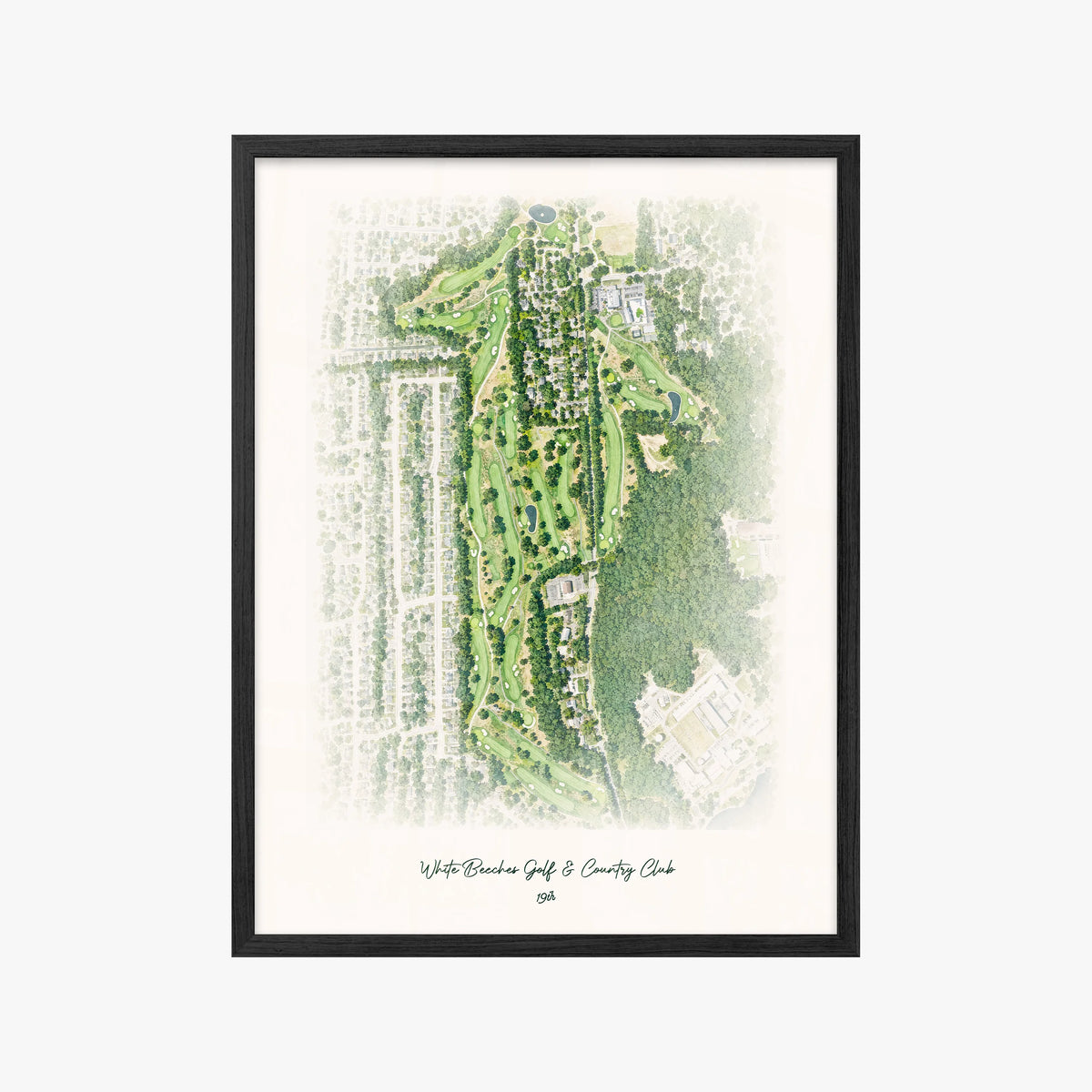 White Beeches Golf & Country Club black frame