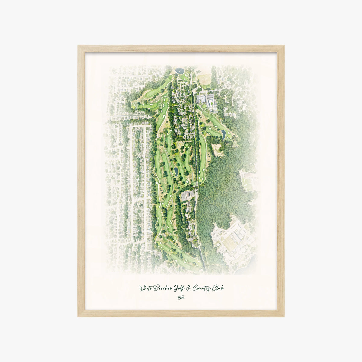 White Beeches Golf & Country Club wood frame