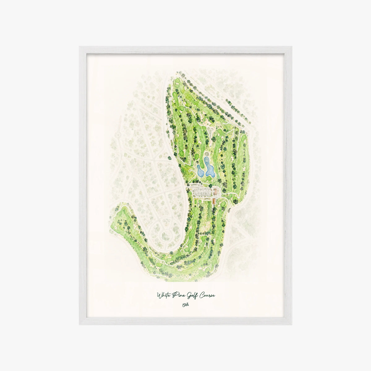 White Pine Golf Course white frame
