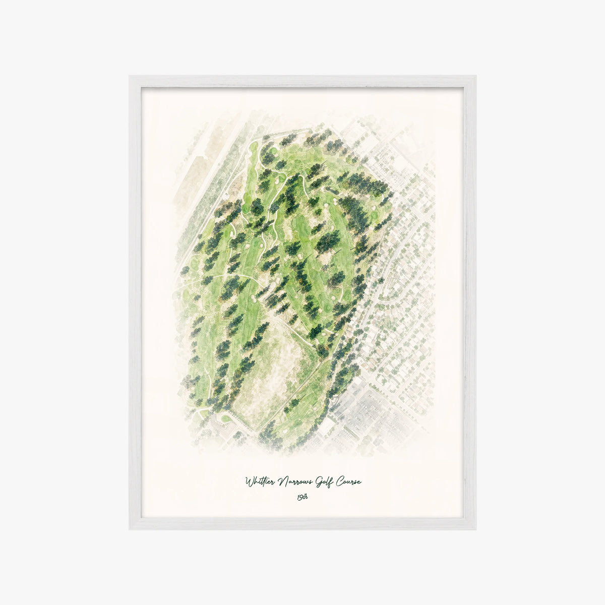 Whittier Narrows Golf Course white frame