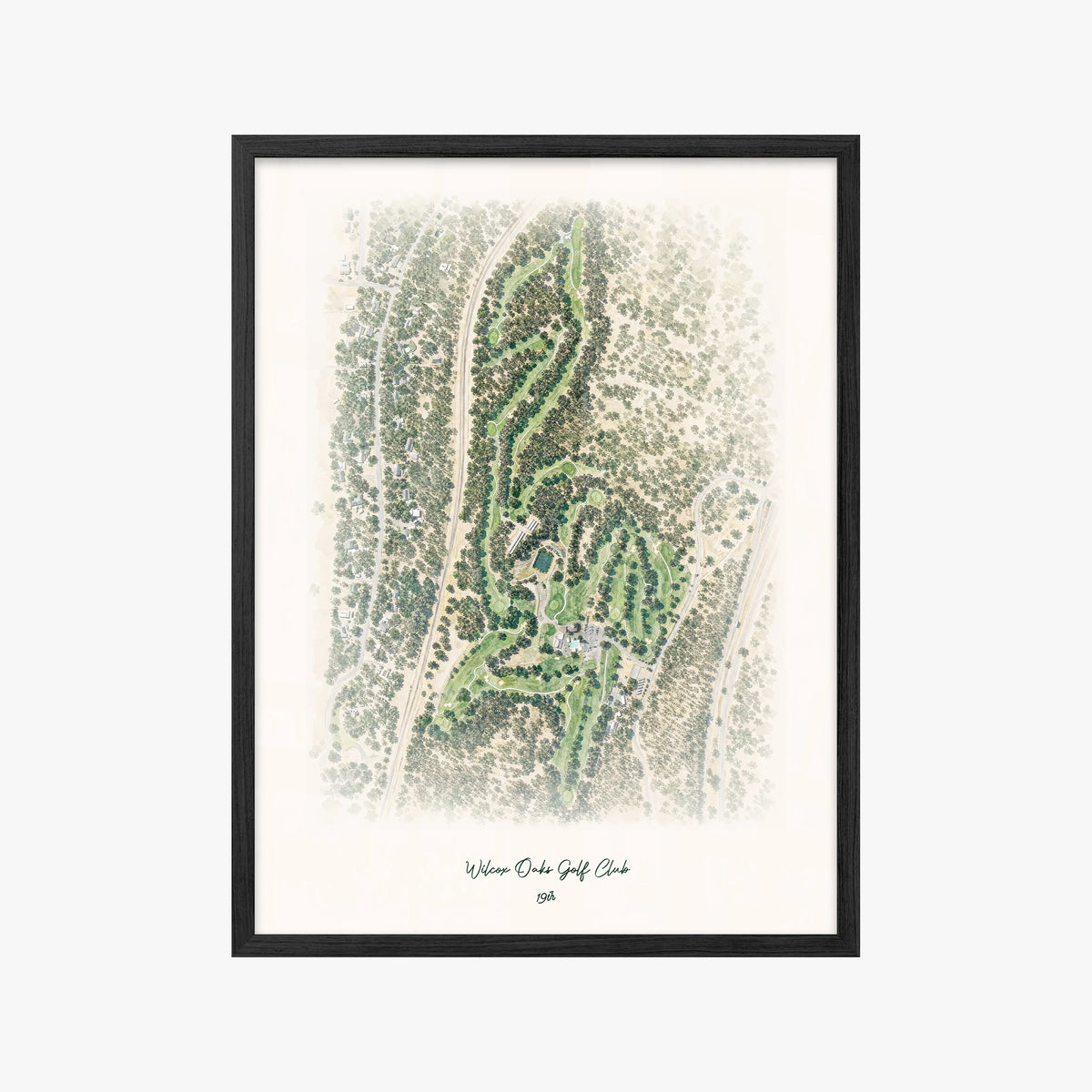 Wilcox Oaks Golf Club black frame