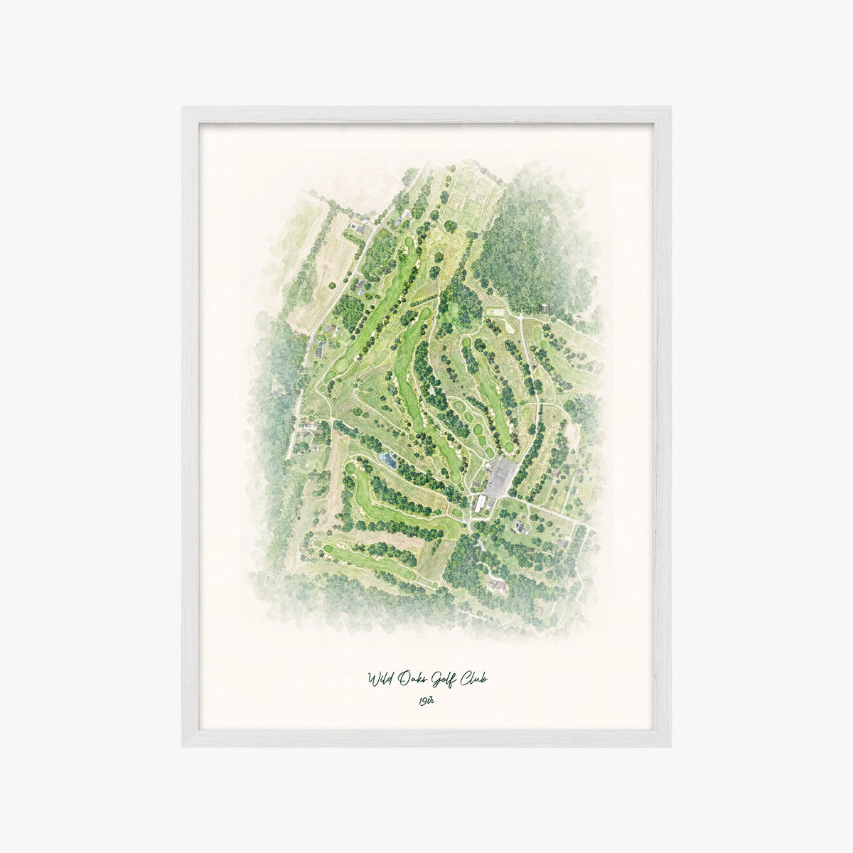 Wild Oaks Golf Club white frame