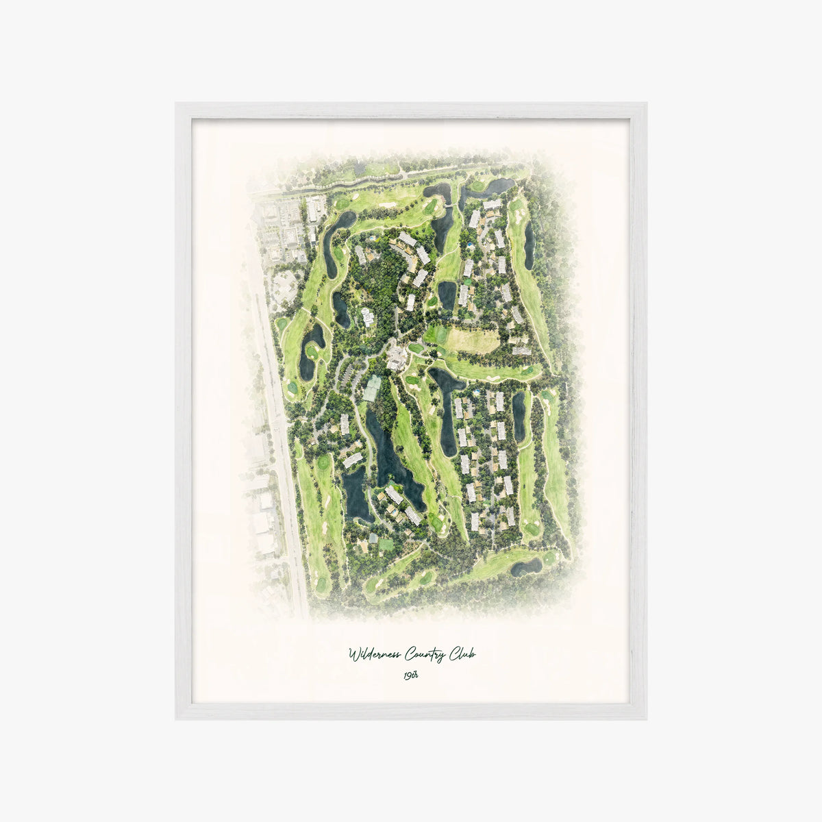 Wilderness Country Club white frame