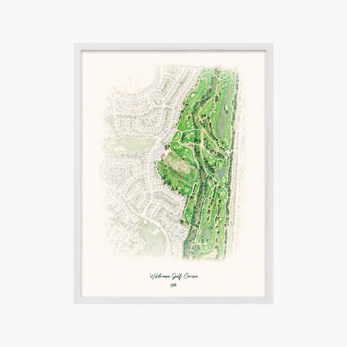 Wildhorse Golf Course white frame