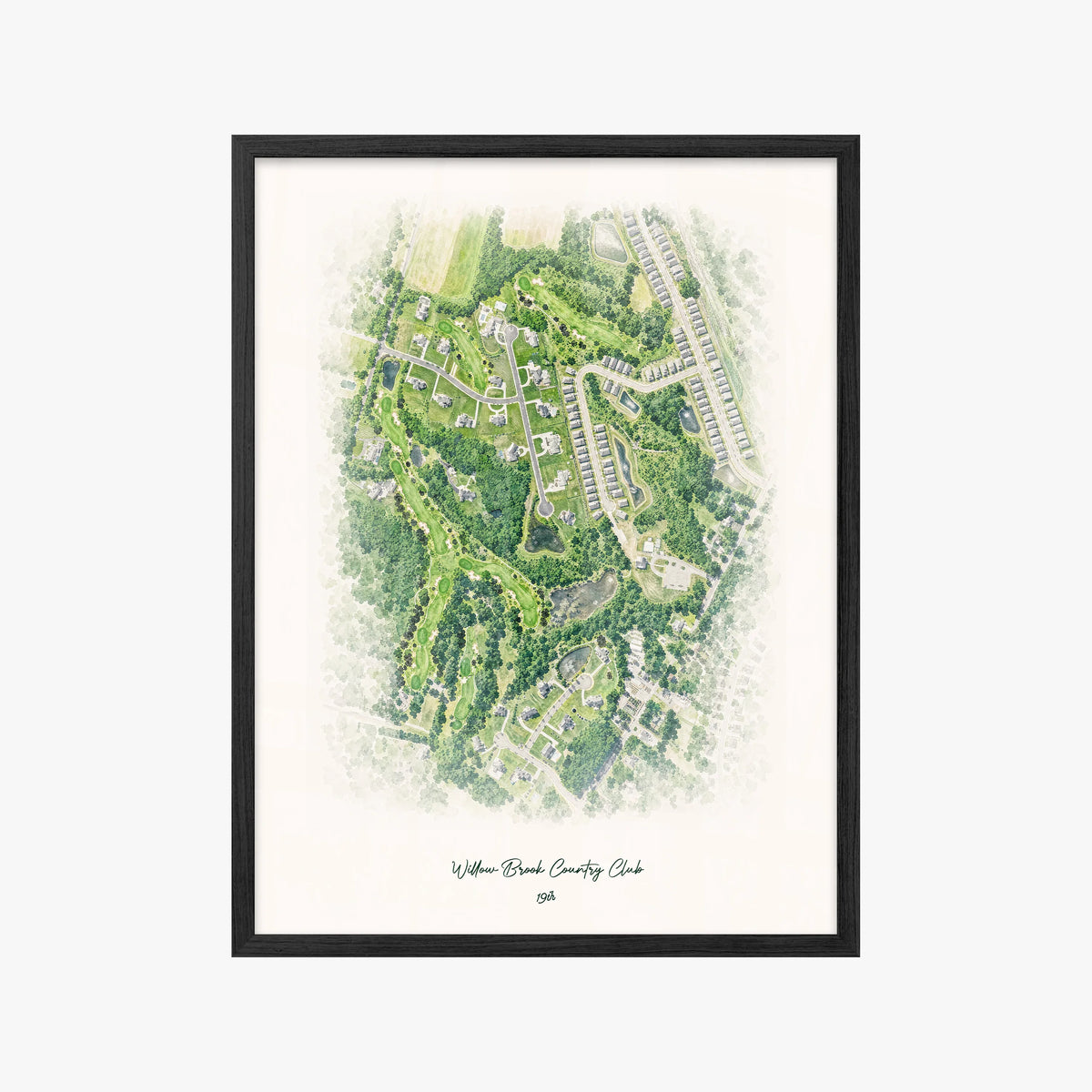 Willow Brook Country Club black frame