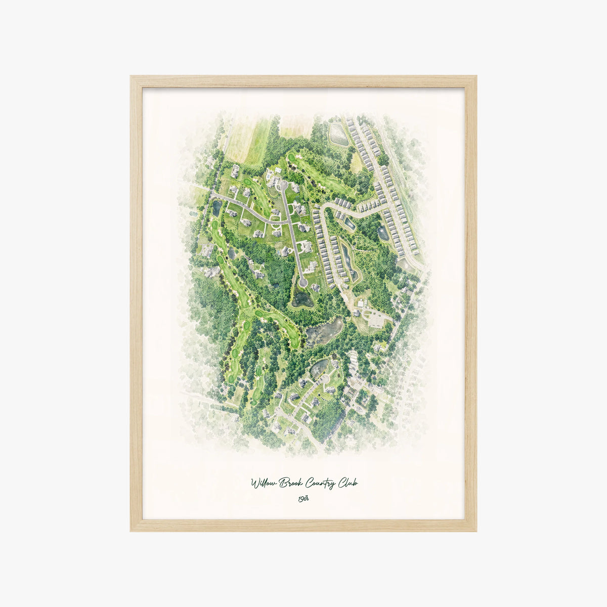 Willow Brook Country Club wood frame