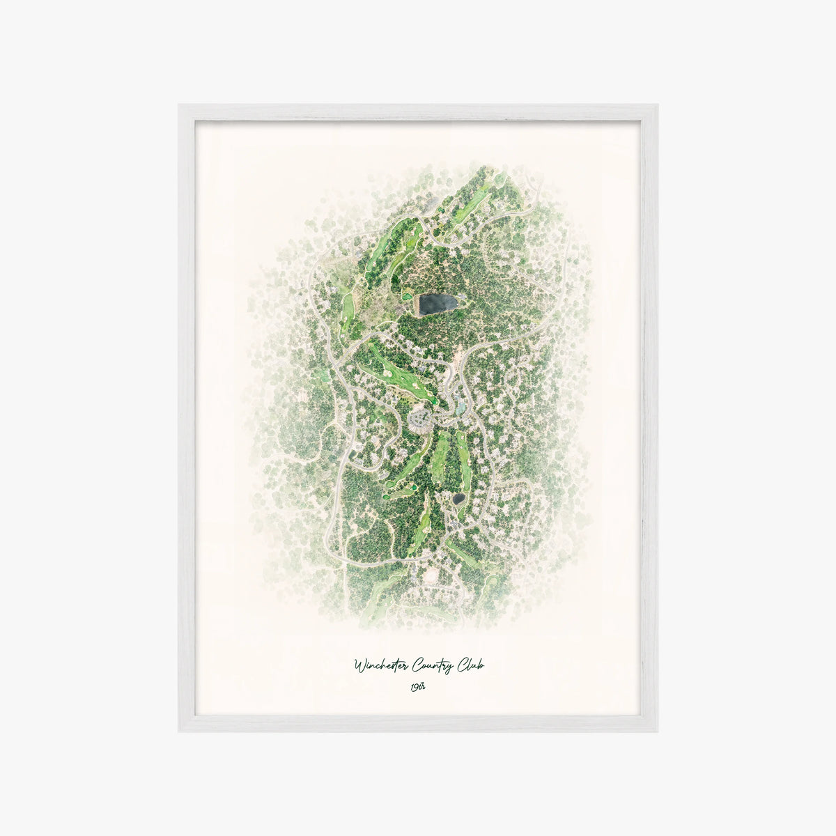 Winchester Country Club white frame