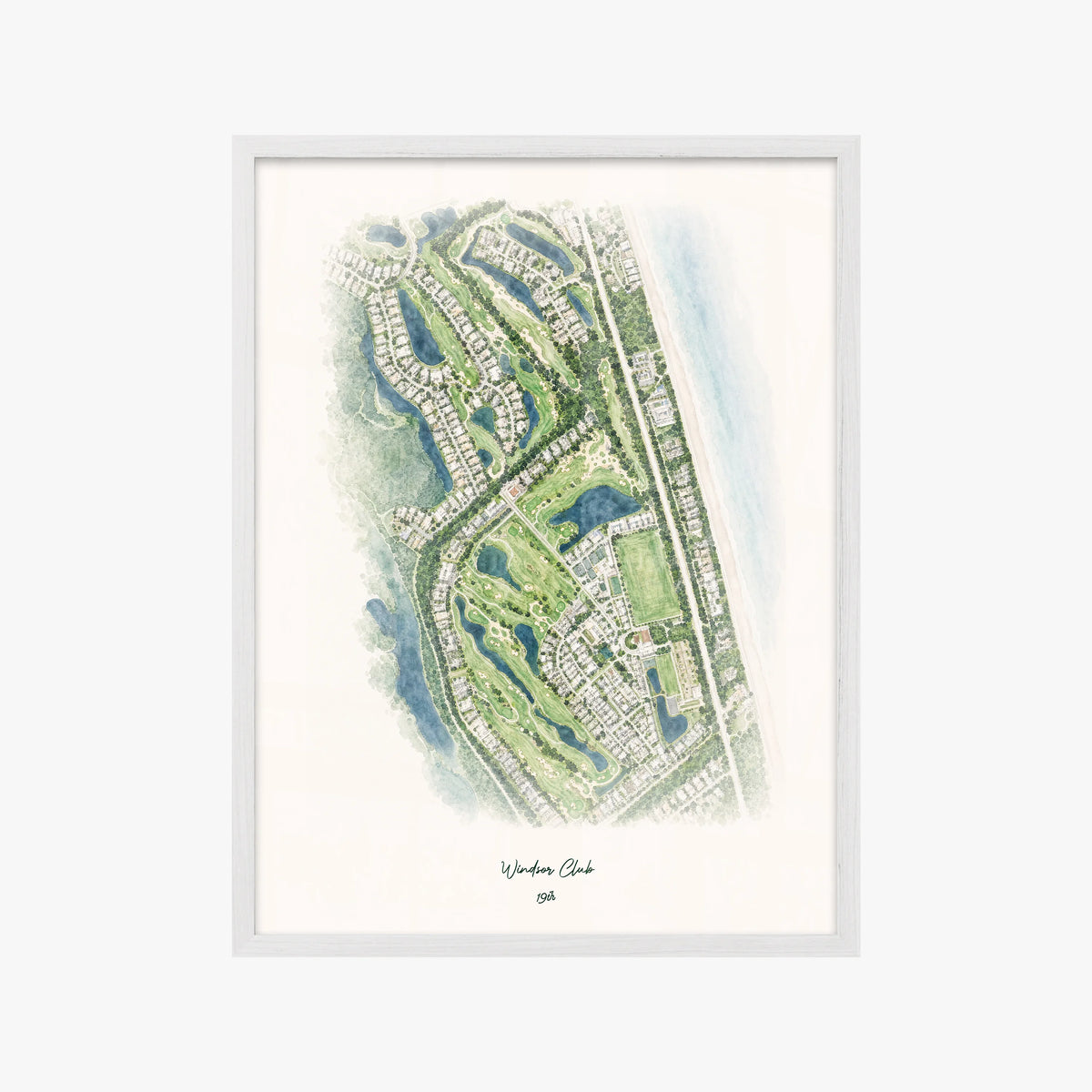 Windsor Club white frame