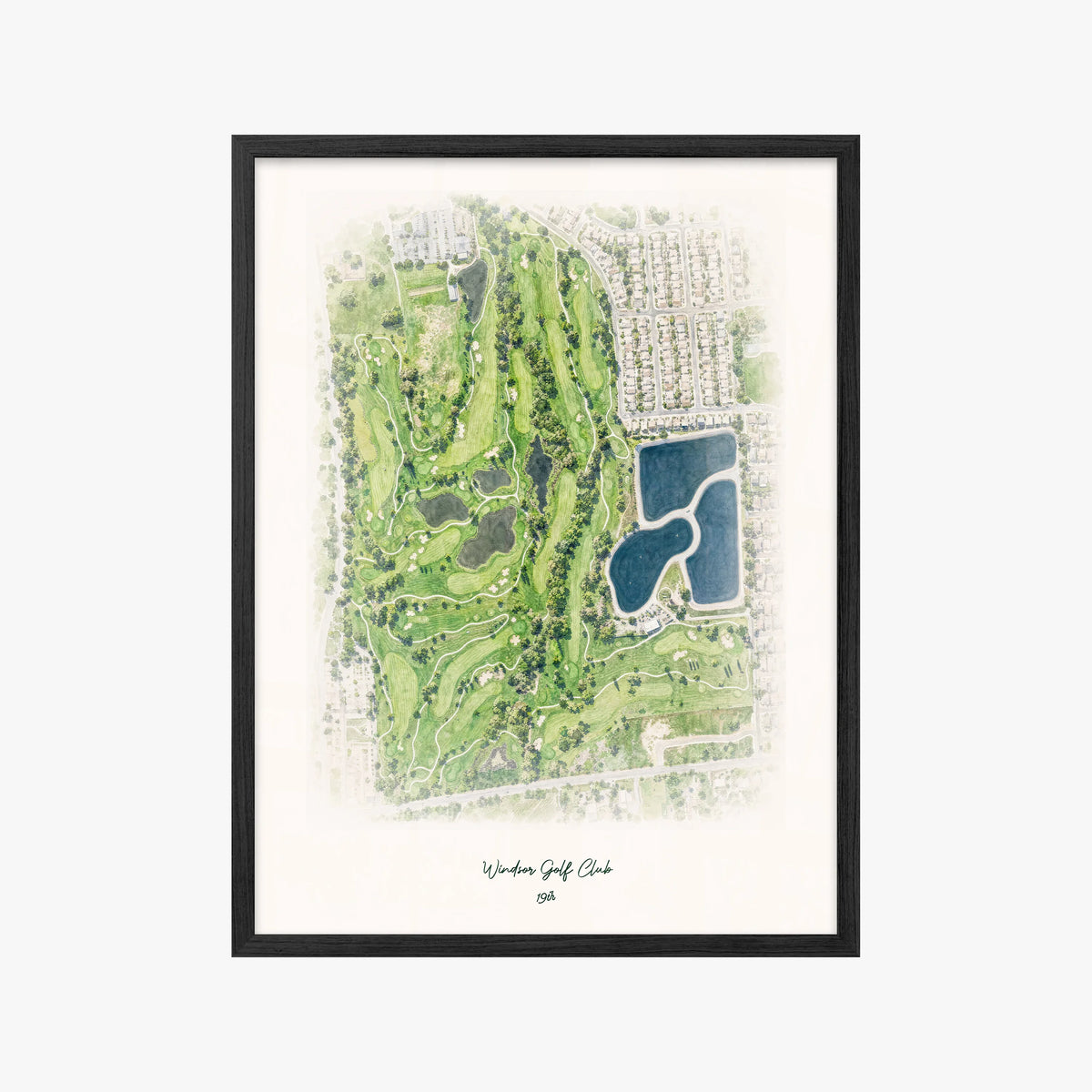 Windsor Golf Club black frame