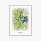 Windsor Golf Club wood frame