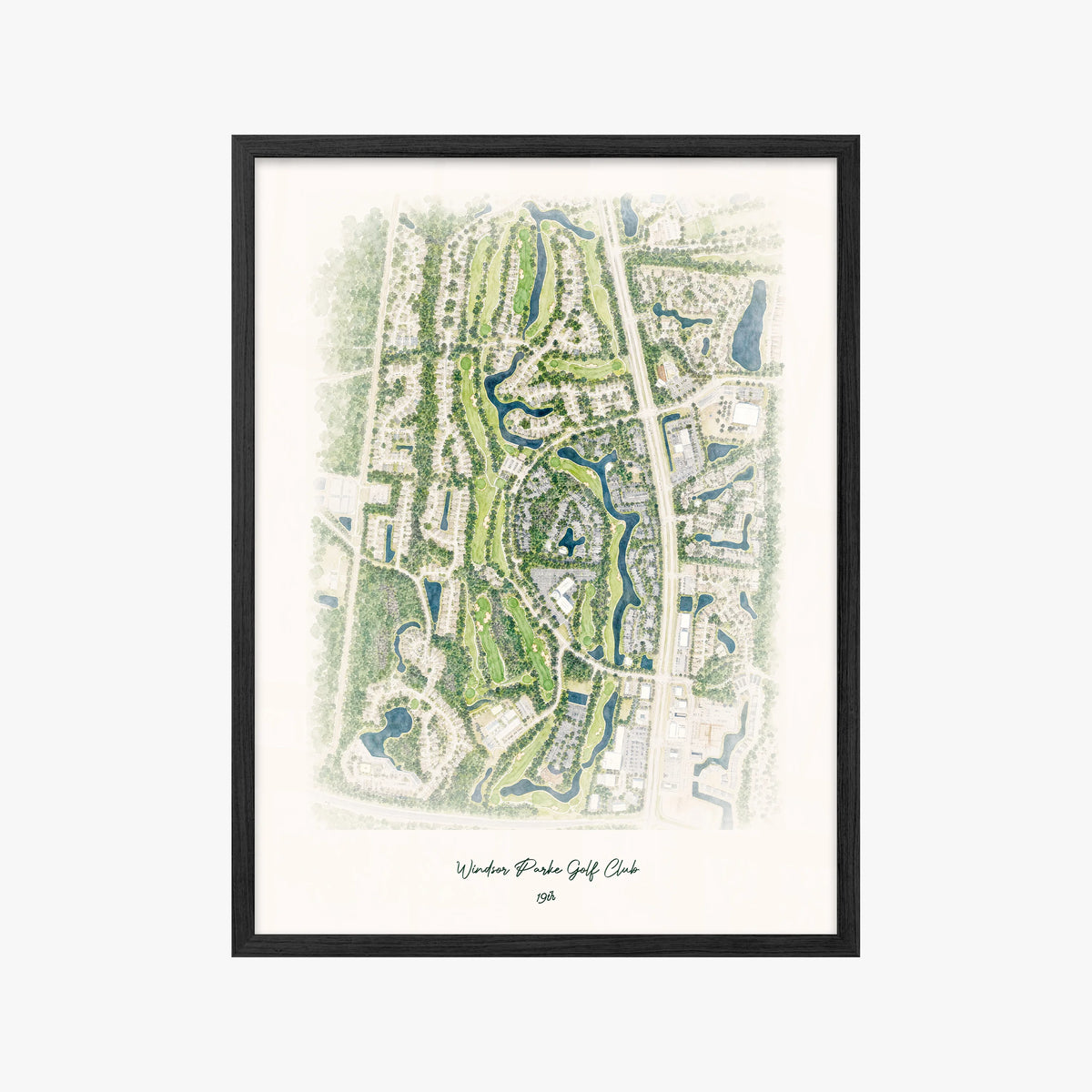 Windsor Parke Golf Club black frame