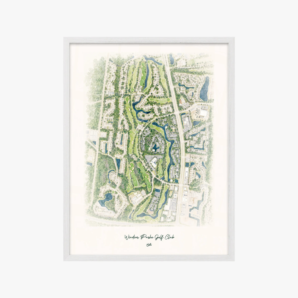Windsor Parke Golf Club white frame