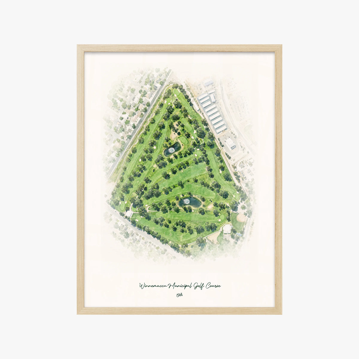 Winnemucca Municipal Golf Course wood frame