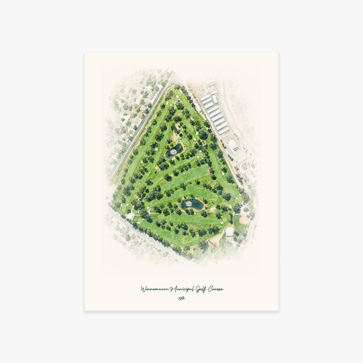 Winnemucca Municipal Golf Course printed artwork