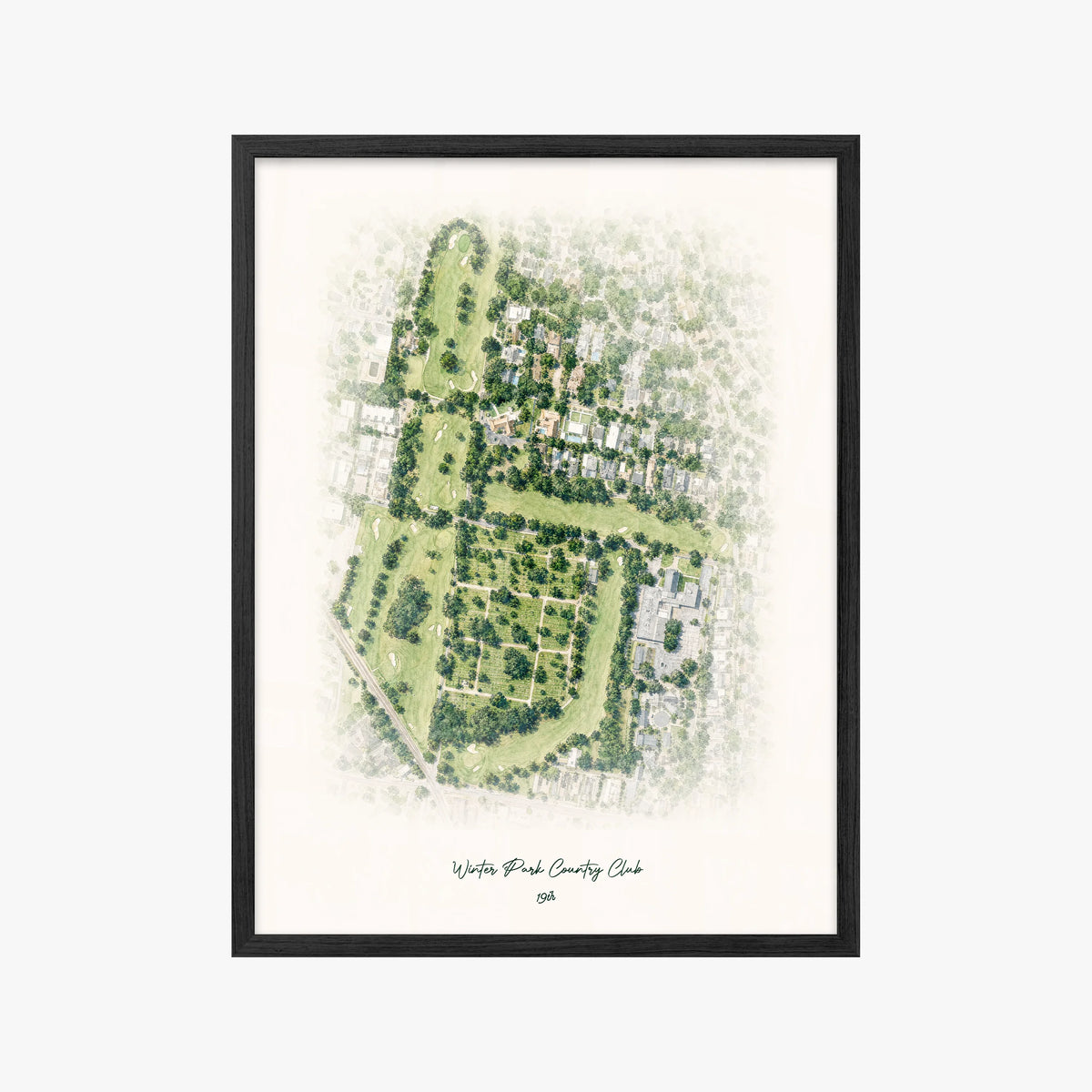 Winter Park Country Club black frame