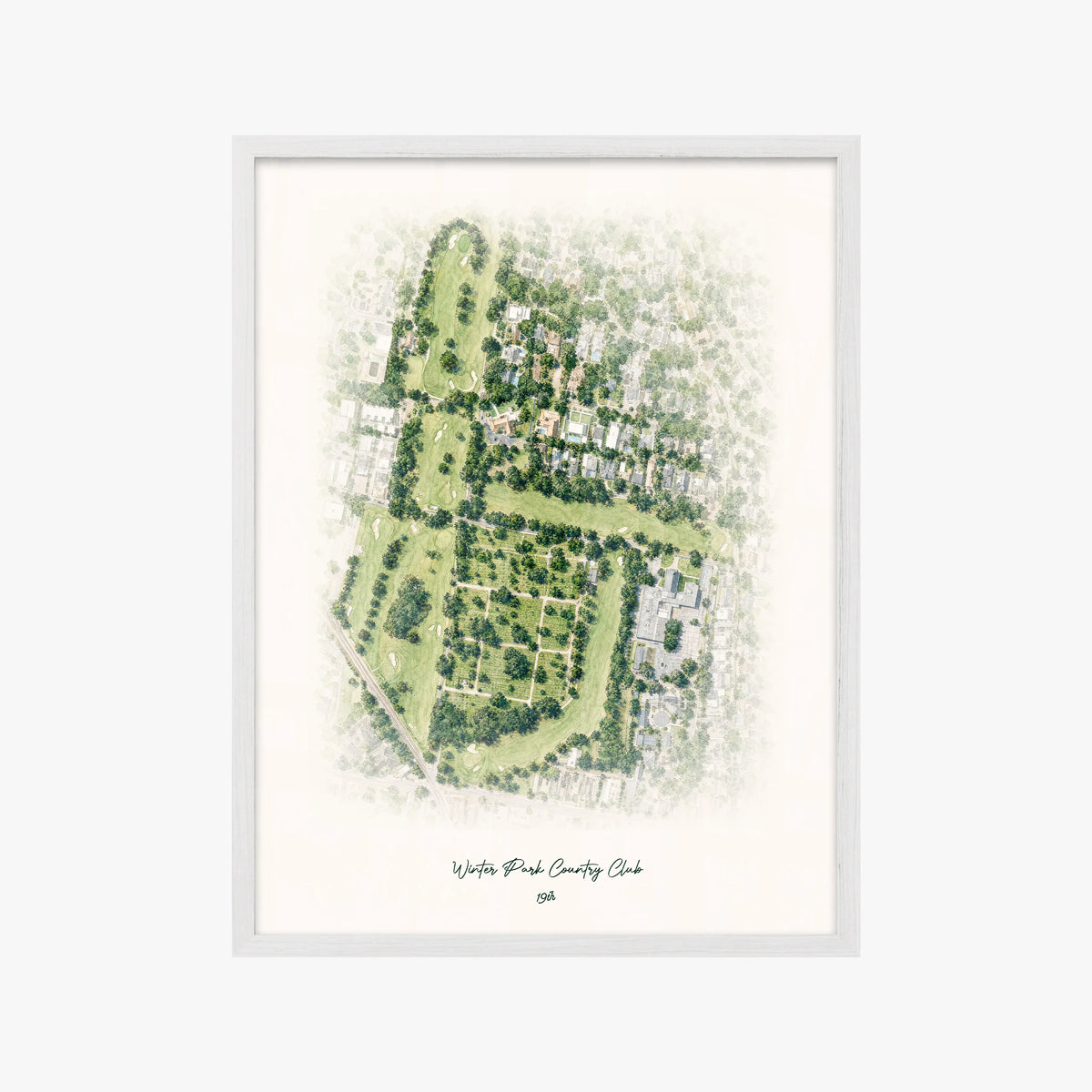 Winter Park Country Club white frame