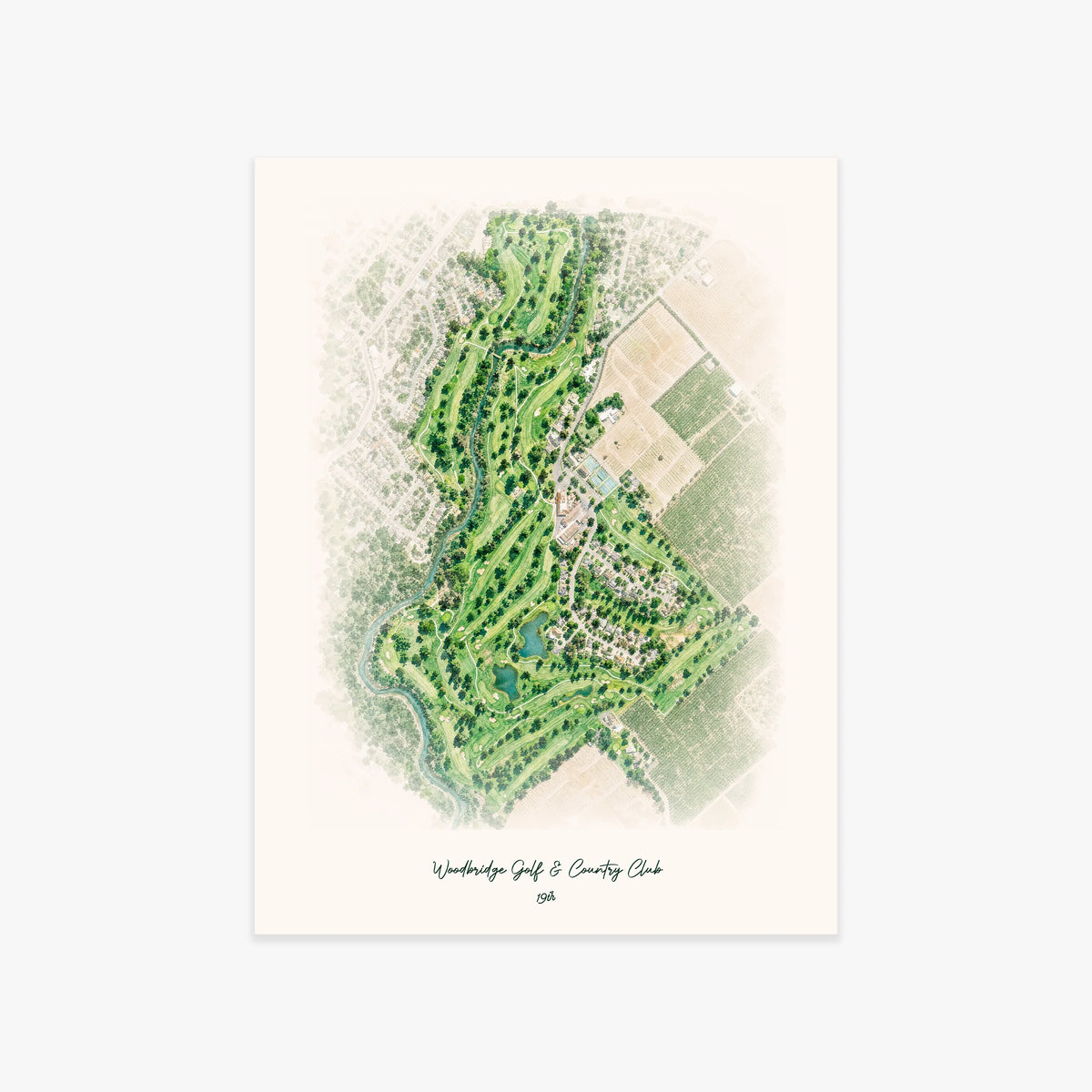 Woodbridge Golf & Country Club printed artwork