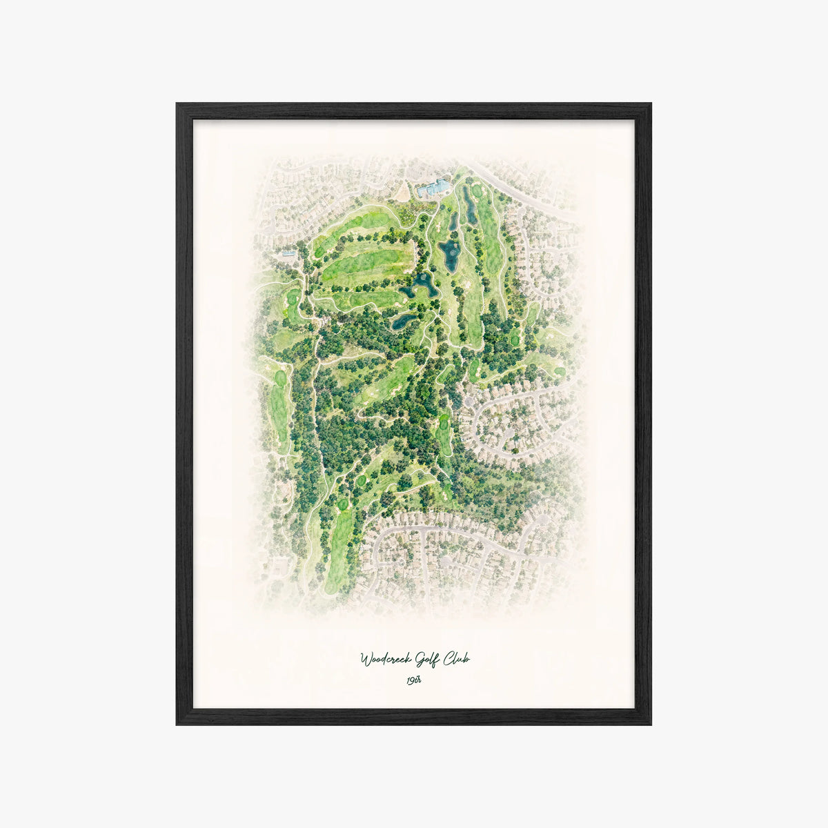 Woodcreek Golf Club black frame