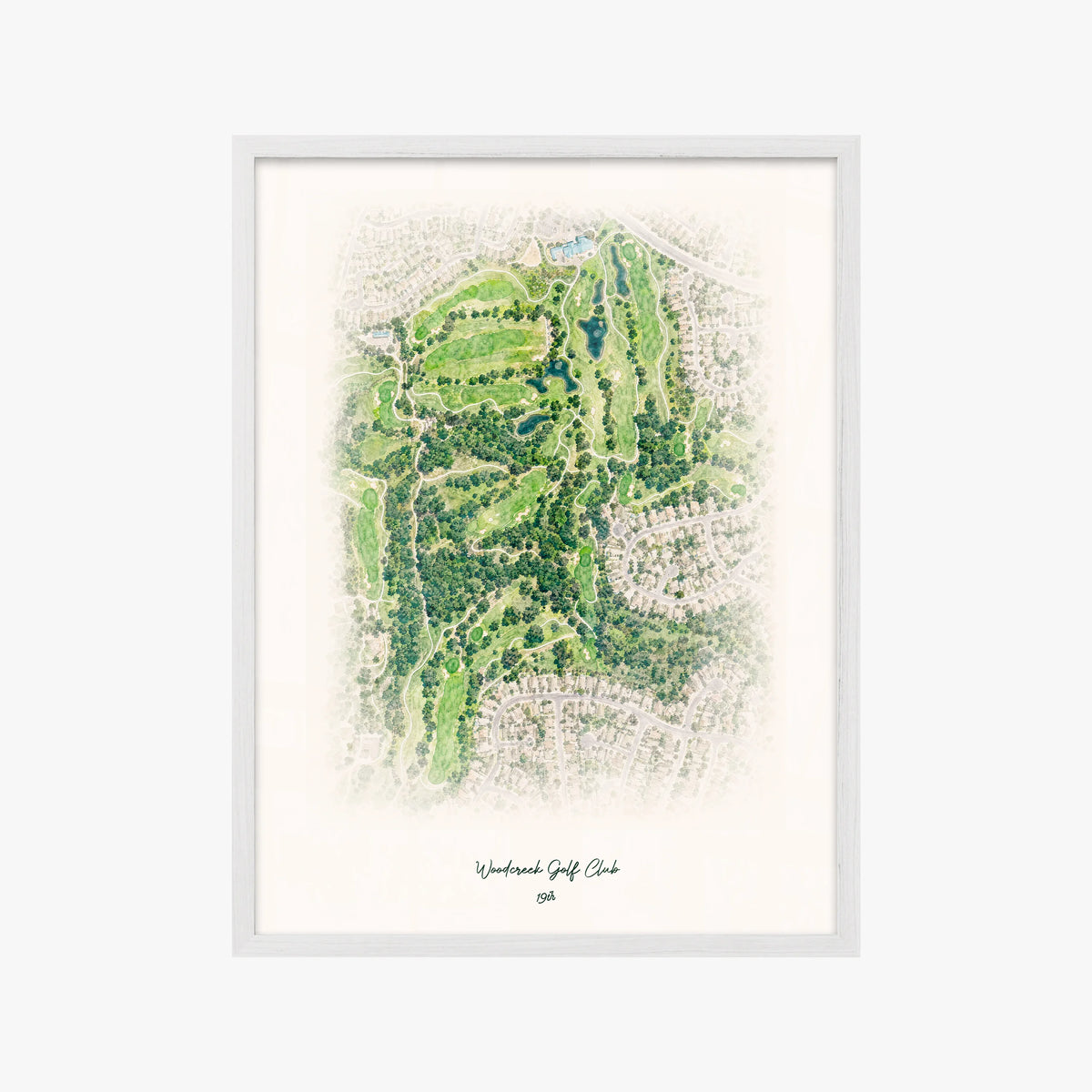 Woodcreek Golf Club white frame