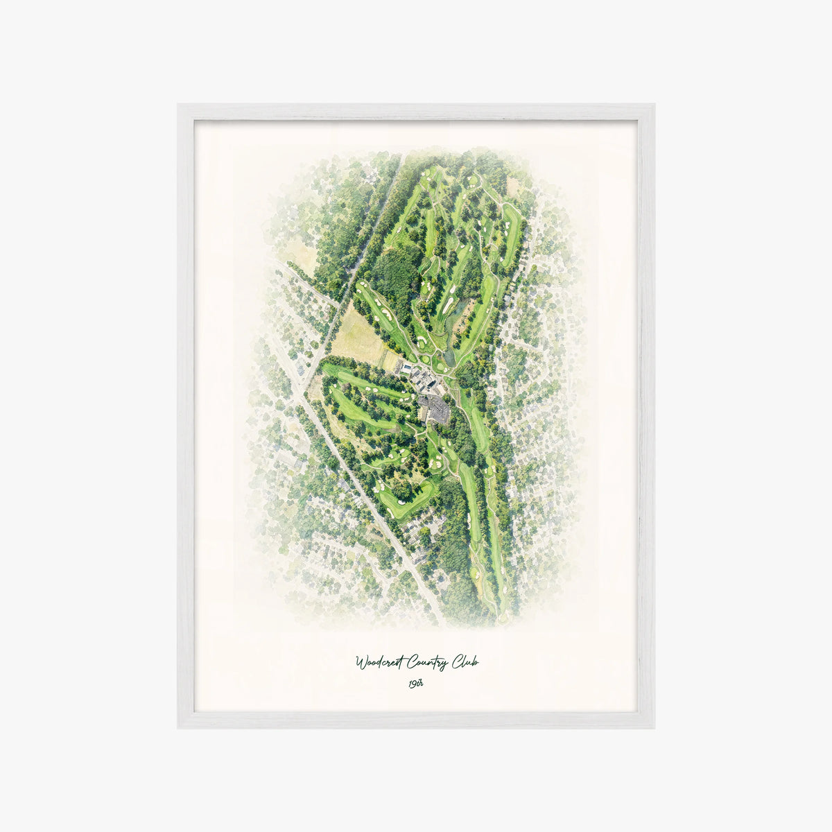 Woodcrest Country Club white frame
