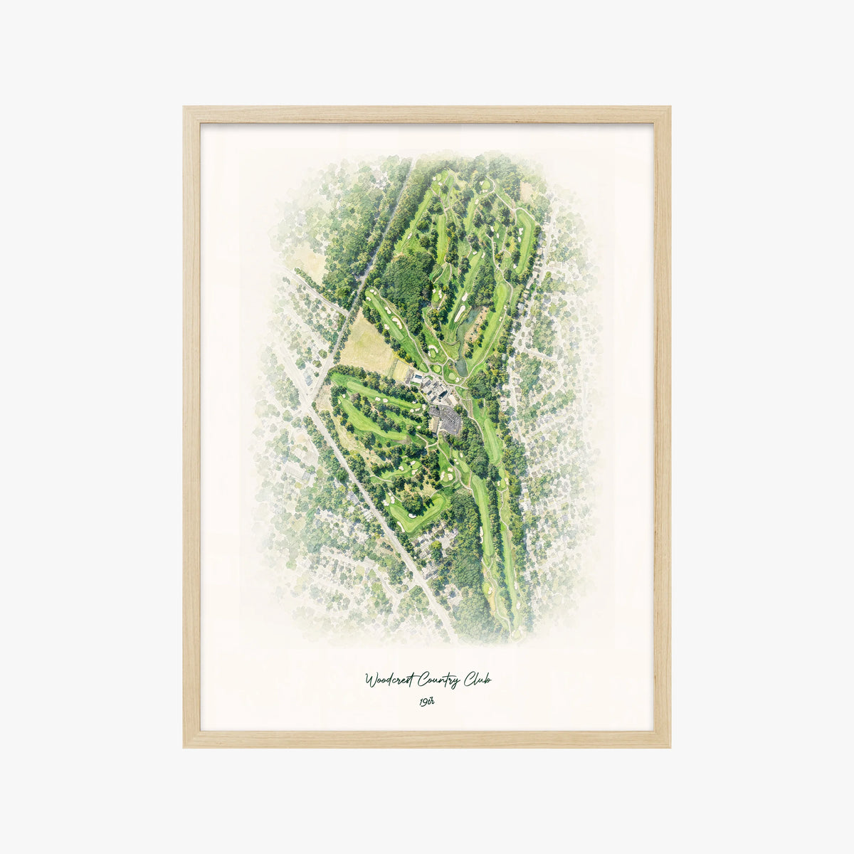 Woodcrest Country Club wood frame