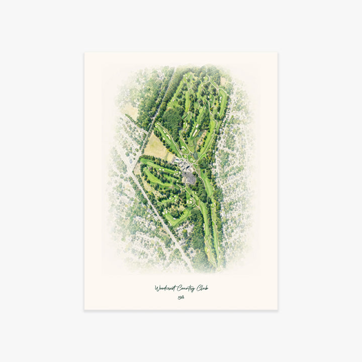 Woodcrest Country Club printed artwork