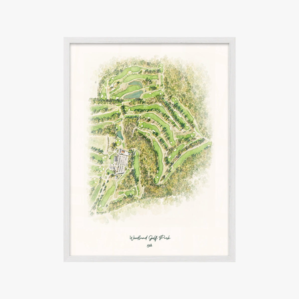 Woodland Golf Park white frame