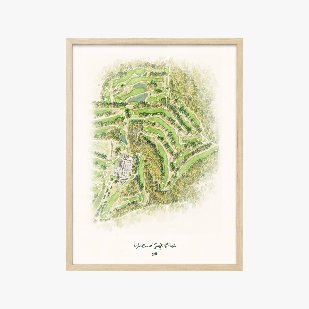 Woodland Golf Park wood frame