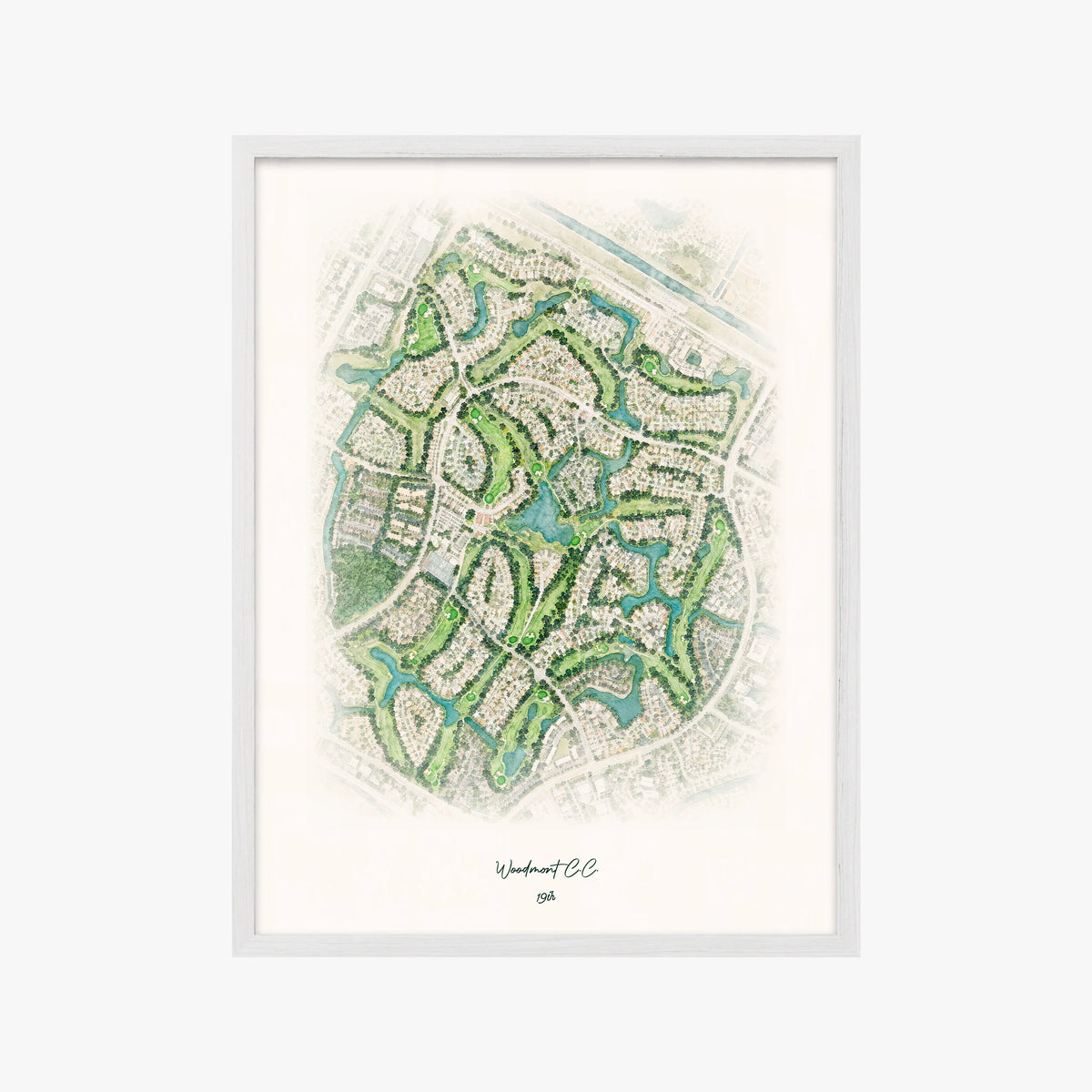 Woodmont C.C. white frame