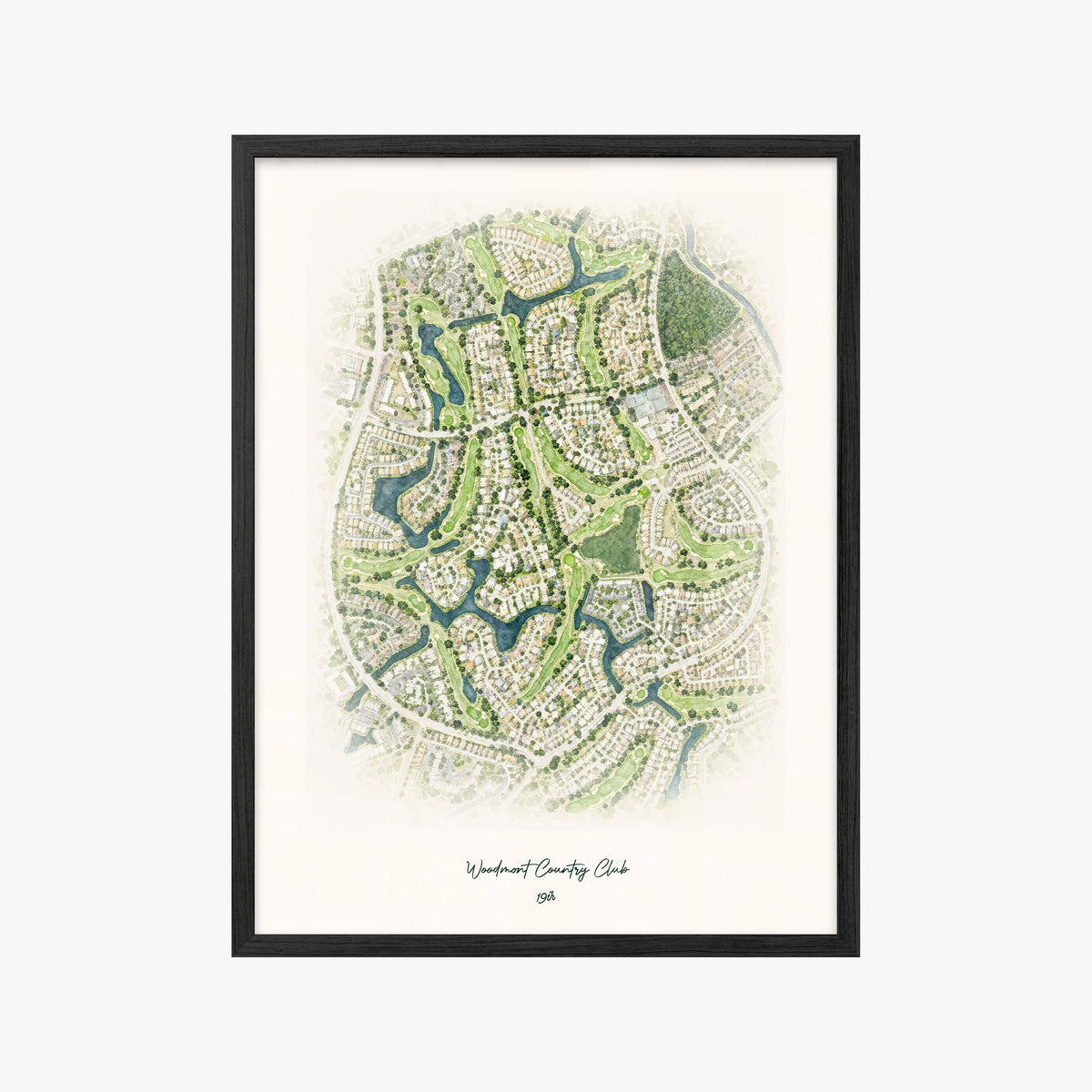 Woodmont Country Club black frame