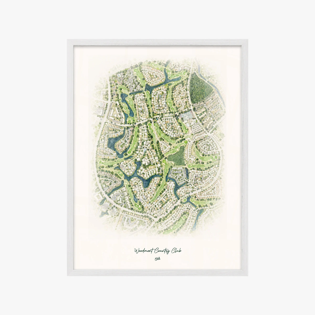 Woodmont Country Club white frame