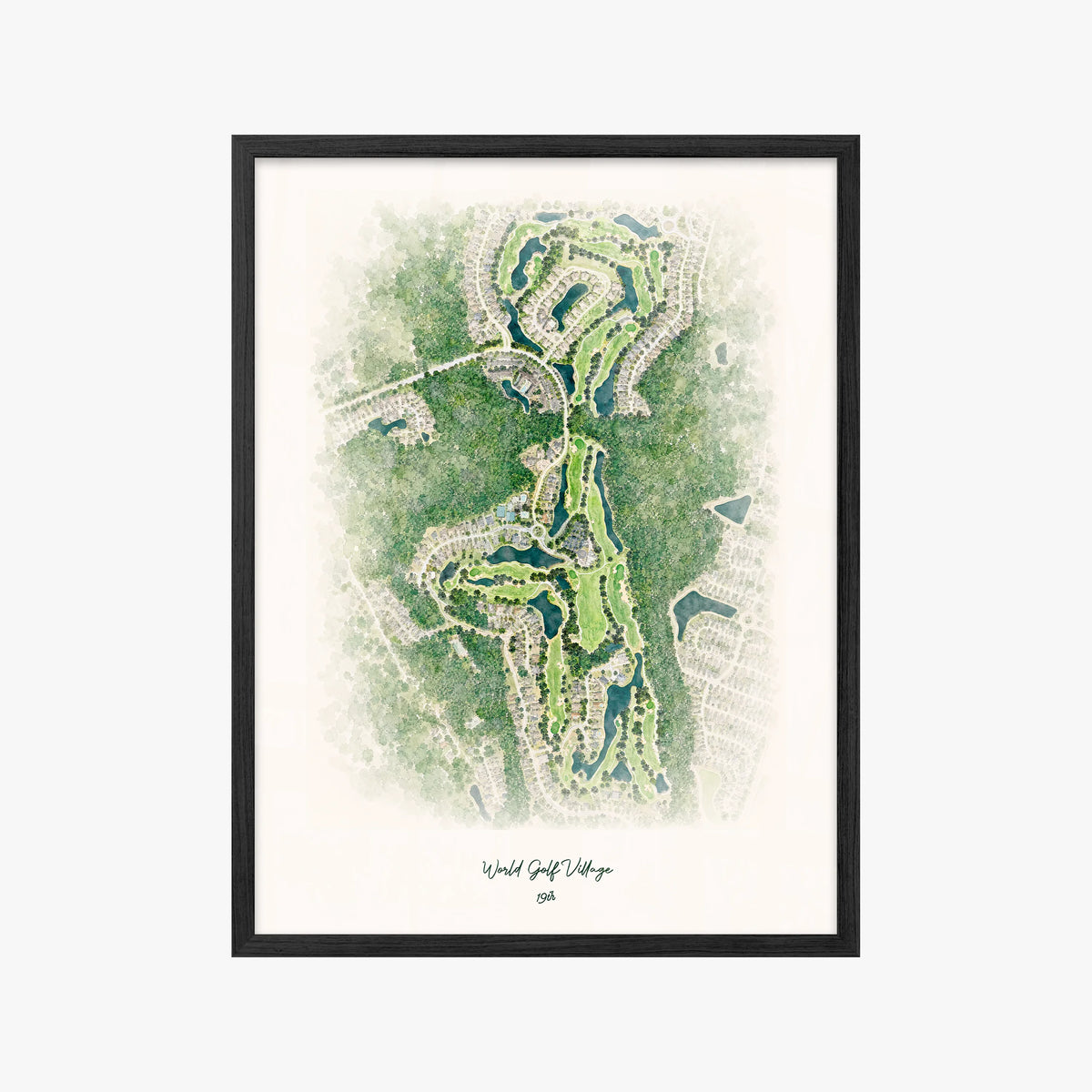 World Golf Village black frame