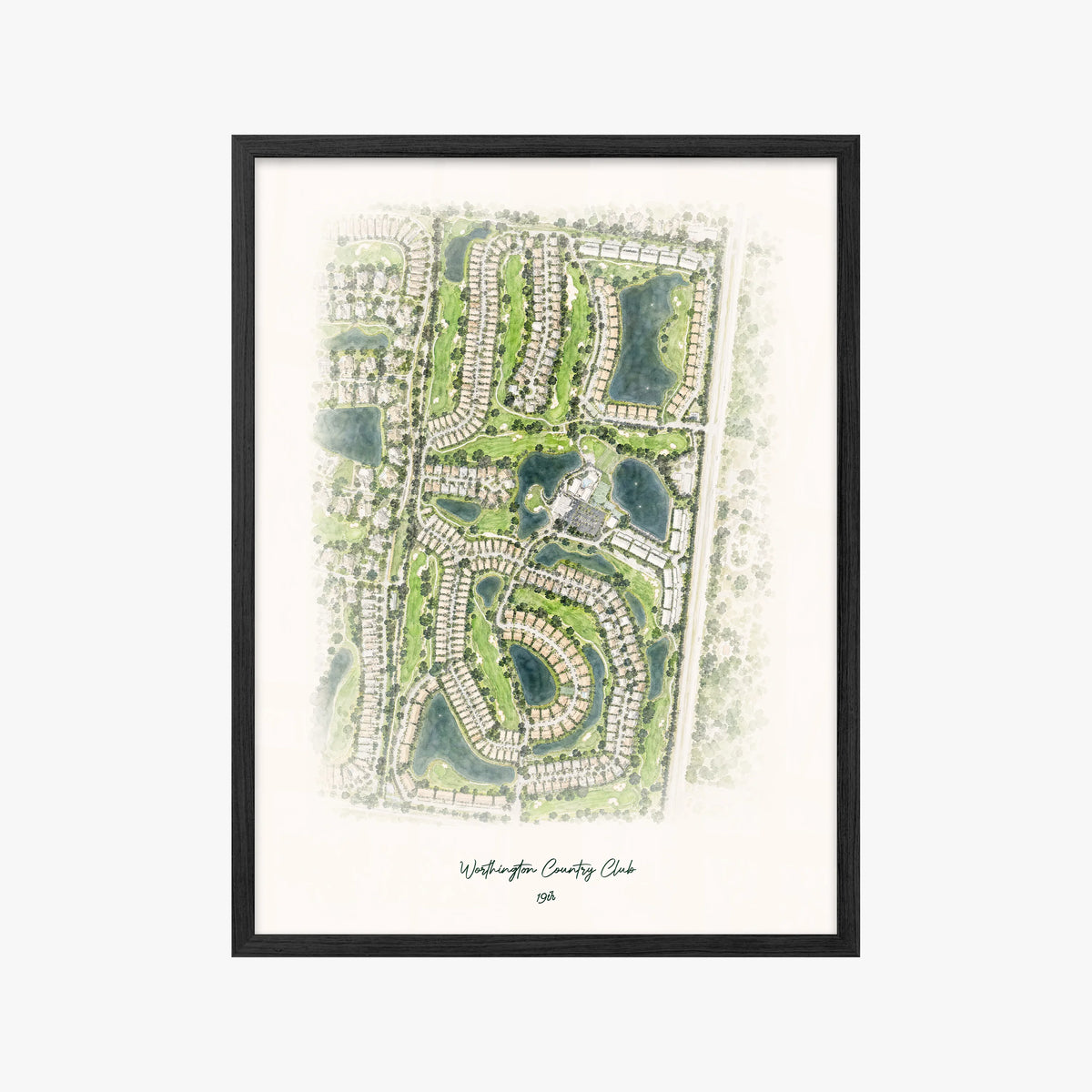 Worthington Country Club black frame