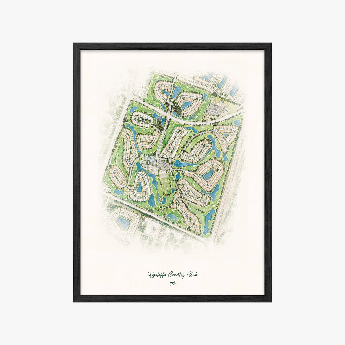 Wycliffe Country Club black frame