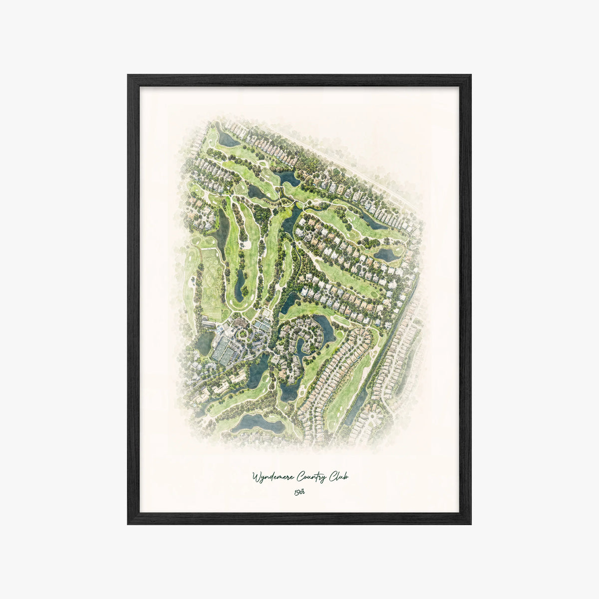 Wyndemere Country Club black frame