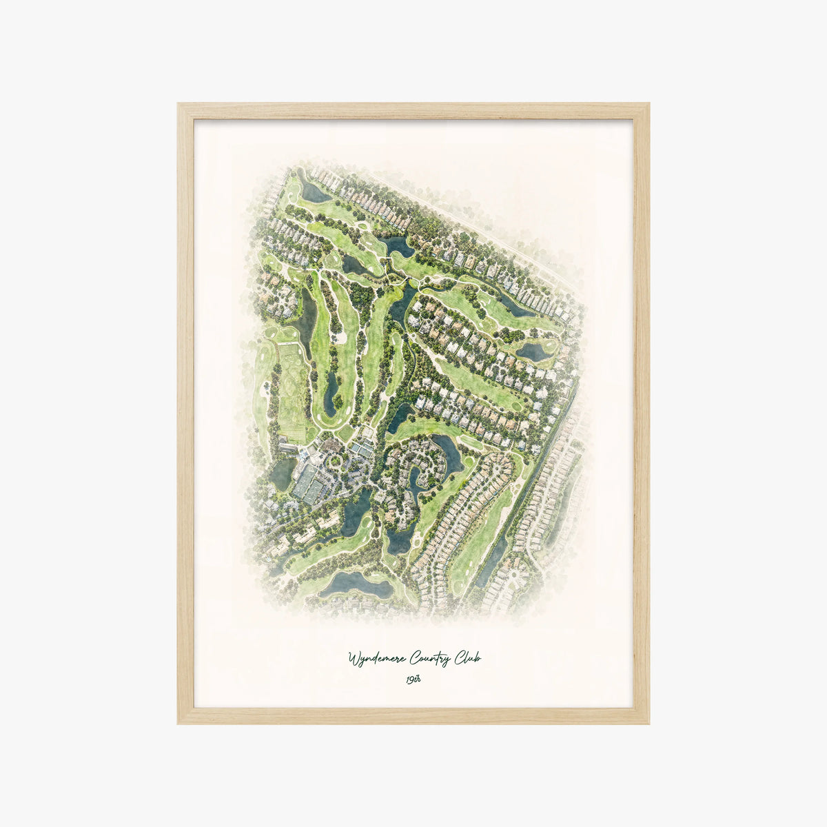Wyndemere Country Club wood frame