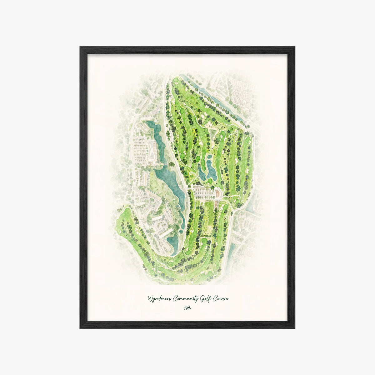 Wyndmoor Community Golf Course black frame