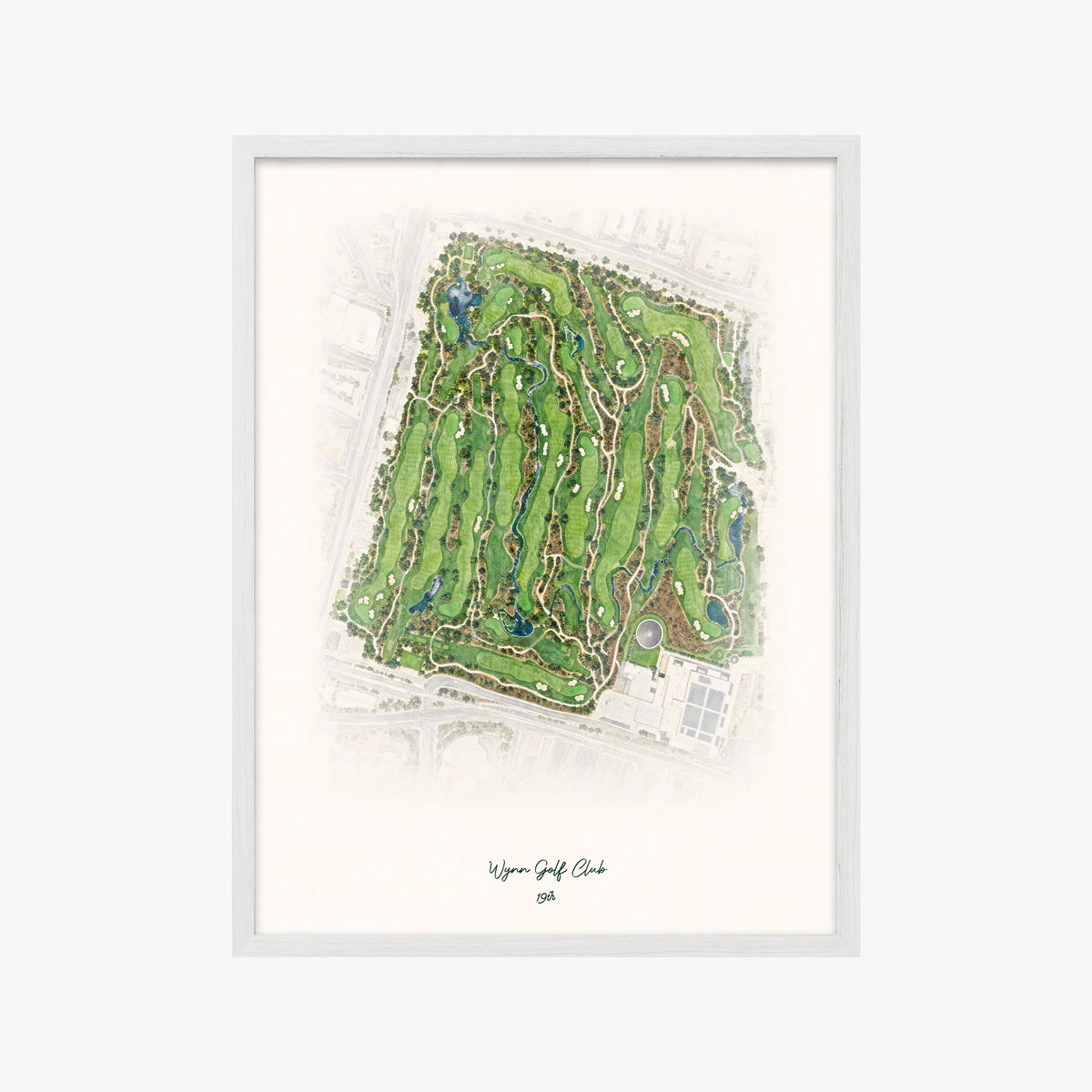 Wynn Golf Club white frame