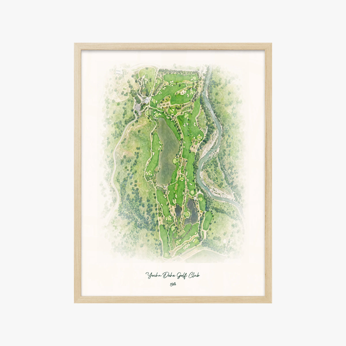 Yocha Dehe Golf Club wood frame