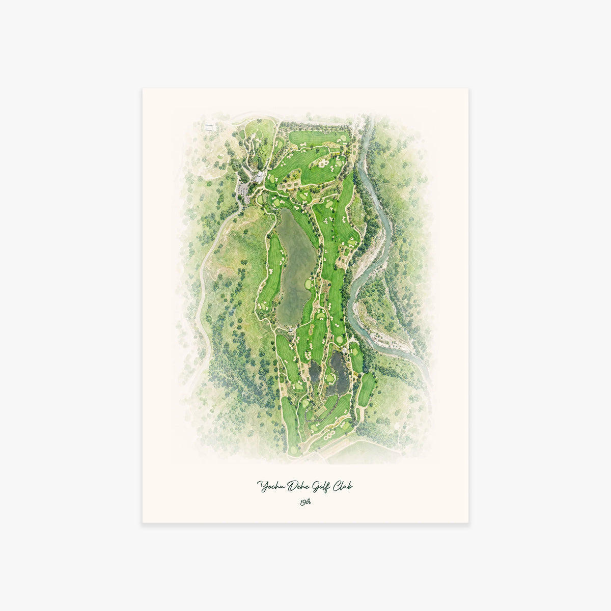 Yocha Dehe Golf Club printed artwork
