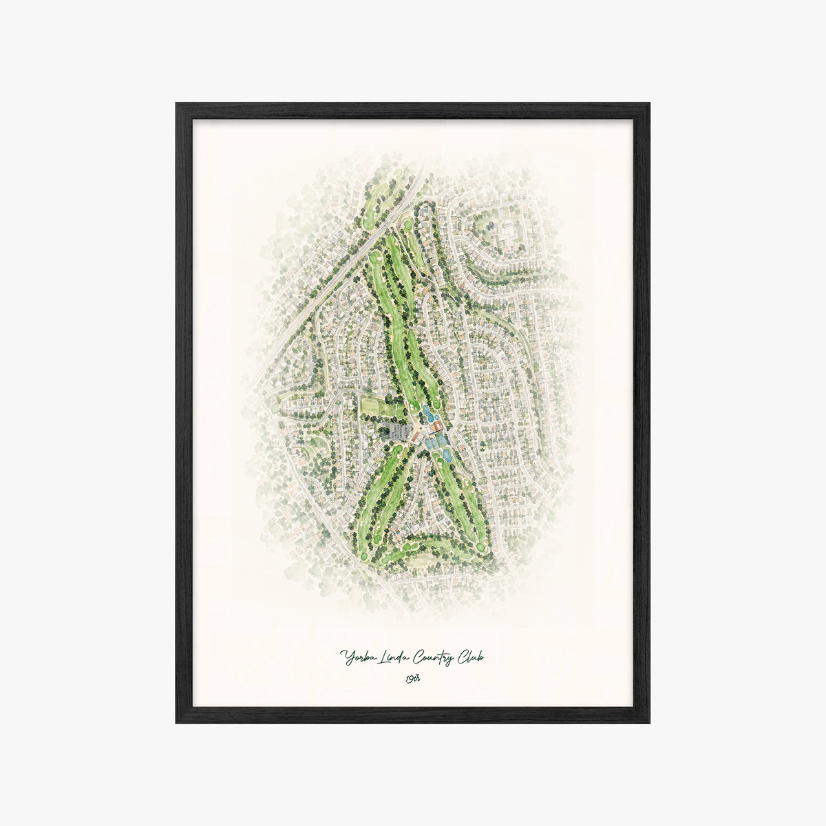 Yorba Linda Country Club black frame